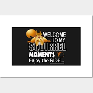 The ADHD Squirrel - Welcome to my Squirrel Moments Posters and Art